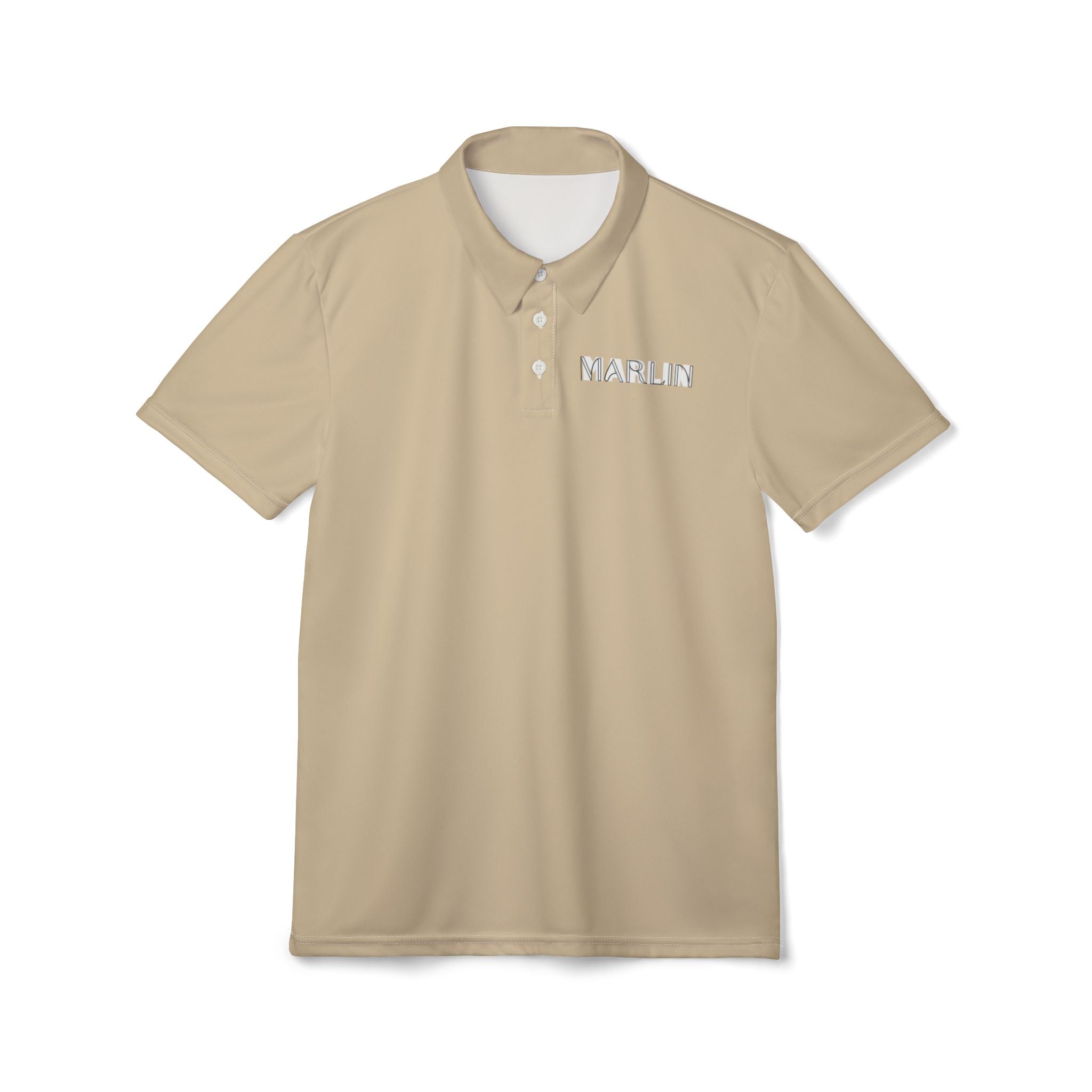 Classic Beige Golf & Casual Polo Shirt - Marlin Luxe 