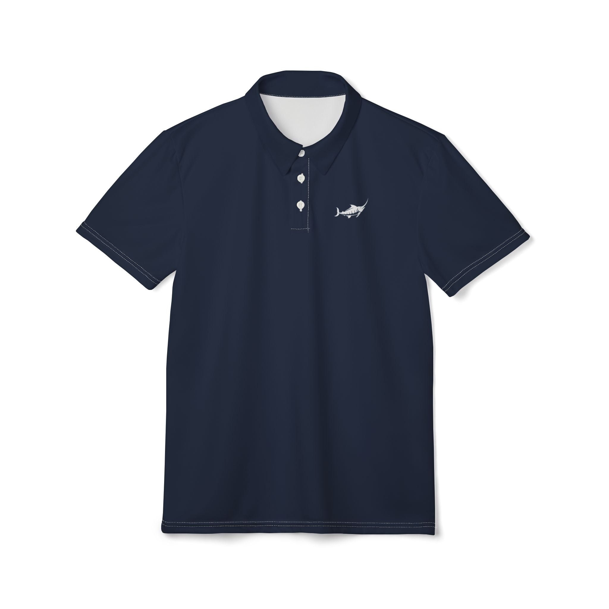 Coastal Casual Polo Shirt - Marlin Luxe 