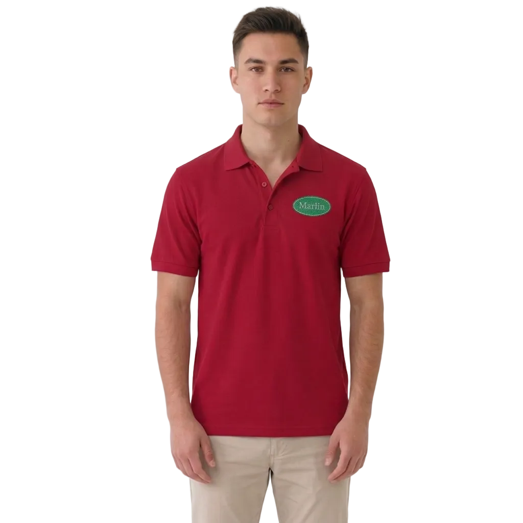 Cotton Pique Polo Shirt - Marlin Luxe 