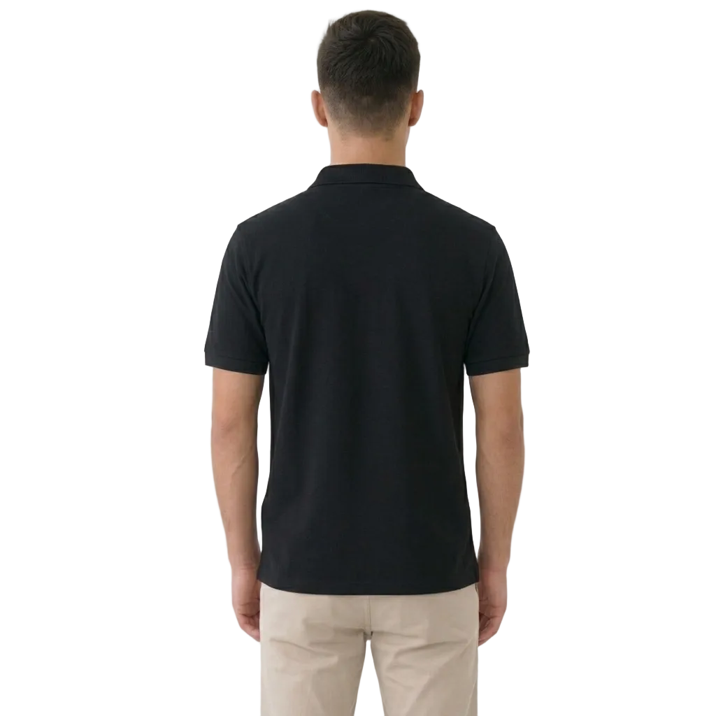 Cotton Pique Polo Shirt - Marlin Luxe 