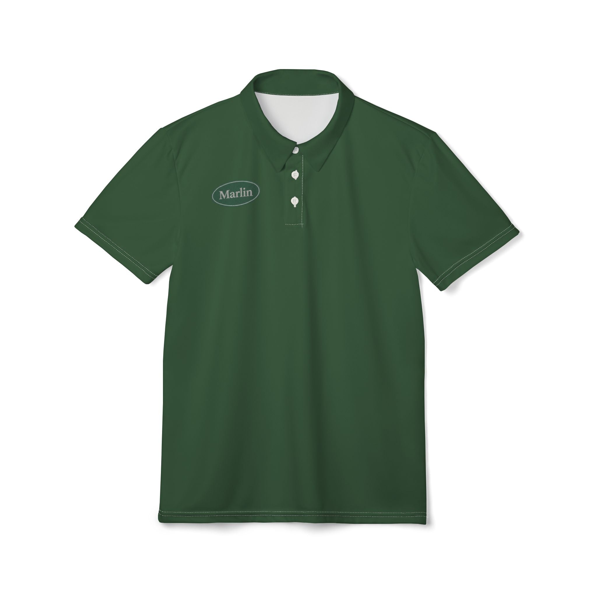 Forest Green Polo Shirt - Marlin Luxe 