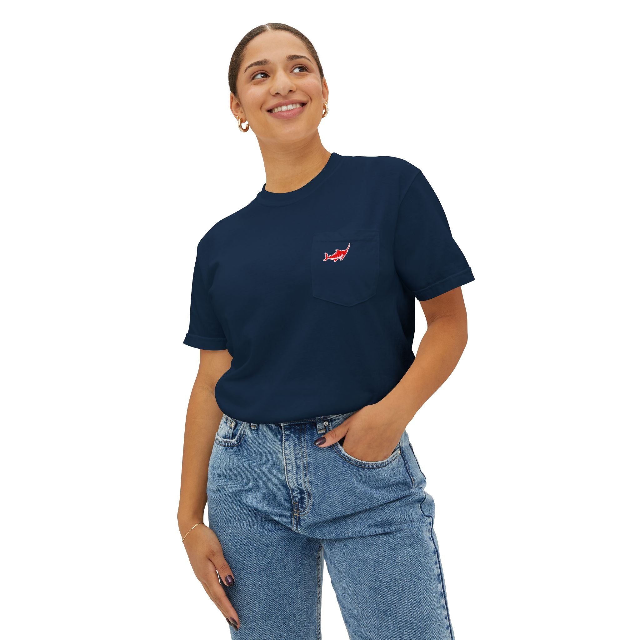 Heavy cotton pocket T-Shirt - Marlin Luxe 