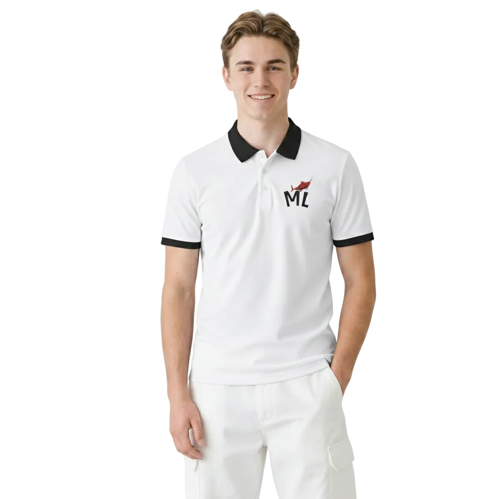 ML Athletic Polo - Marlin Luxe 