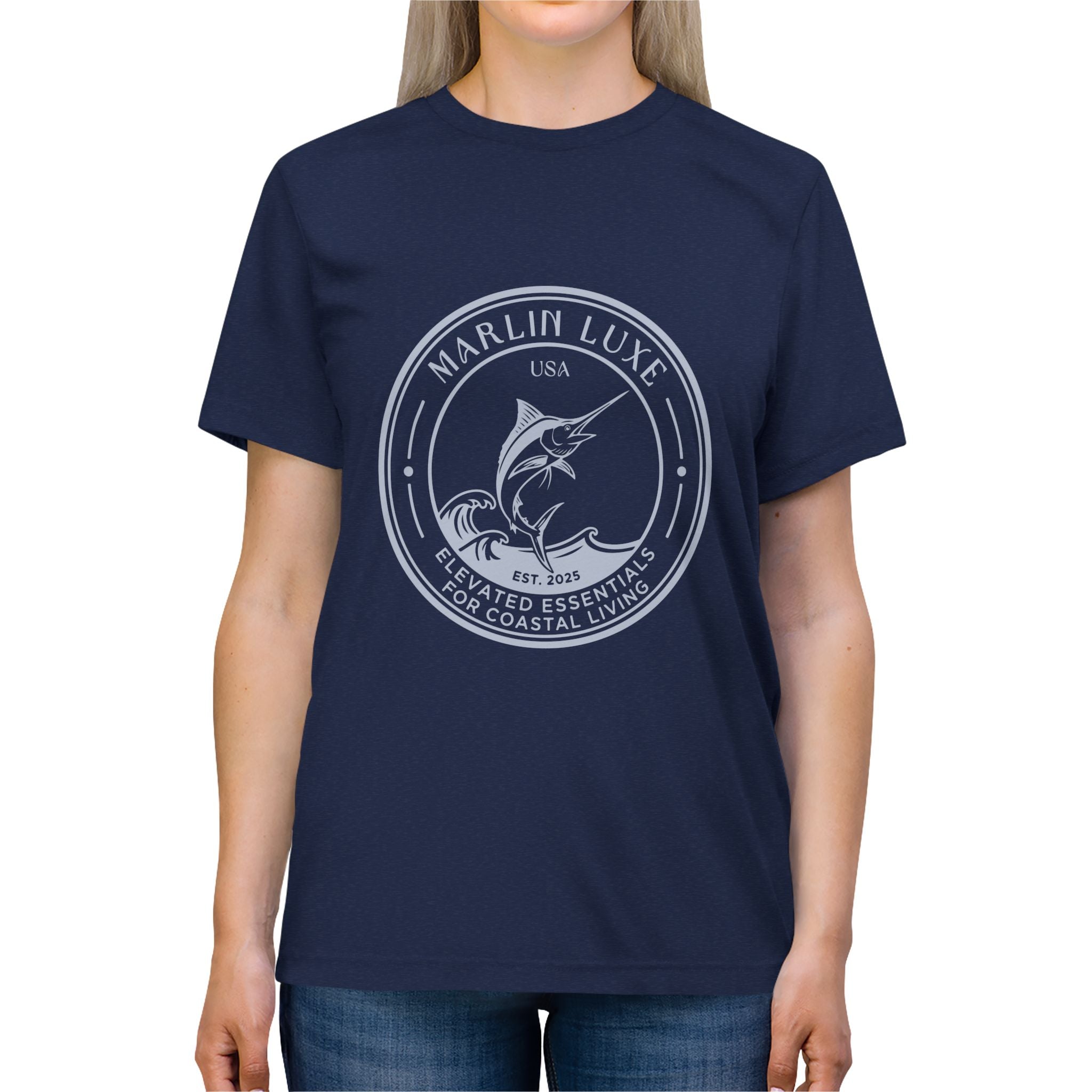 Marlin Luxe Coastal Marlin T-Shirt - Marlin Luxe 