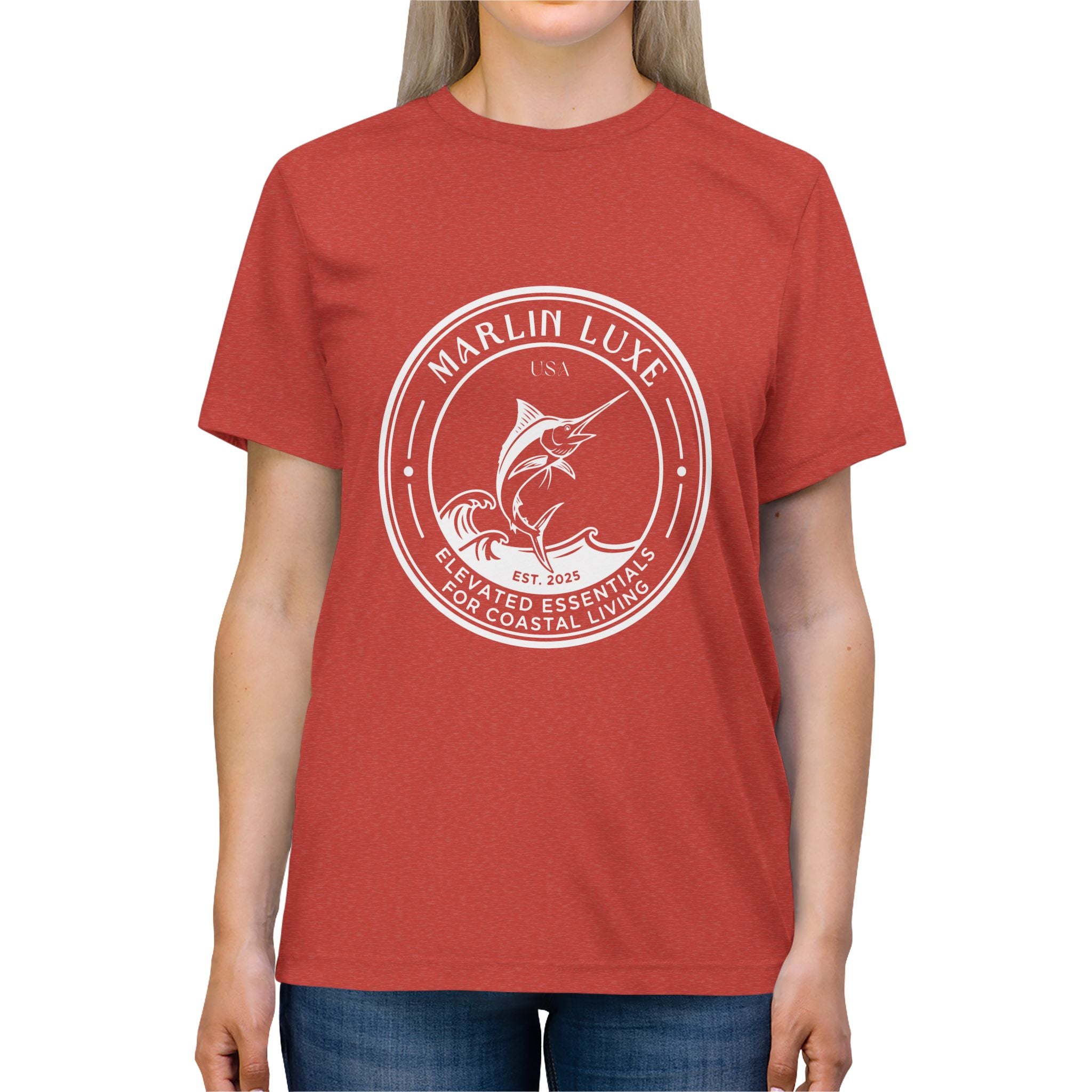 Marlin Luxe Coastal Marlin T-Shirt - Marlin Luxe 