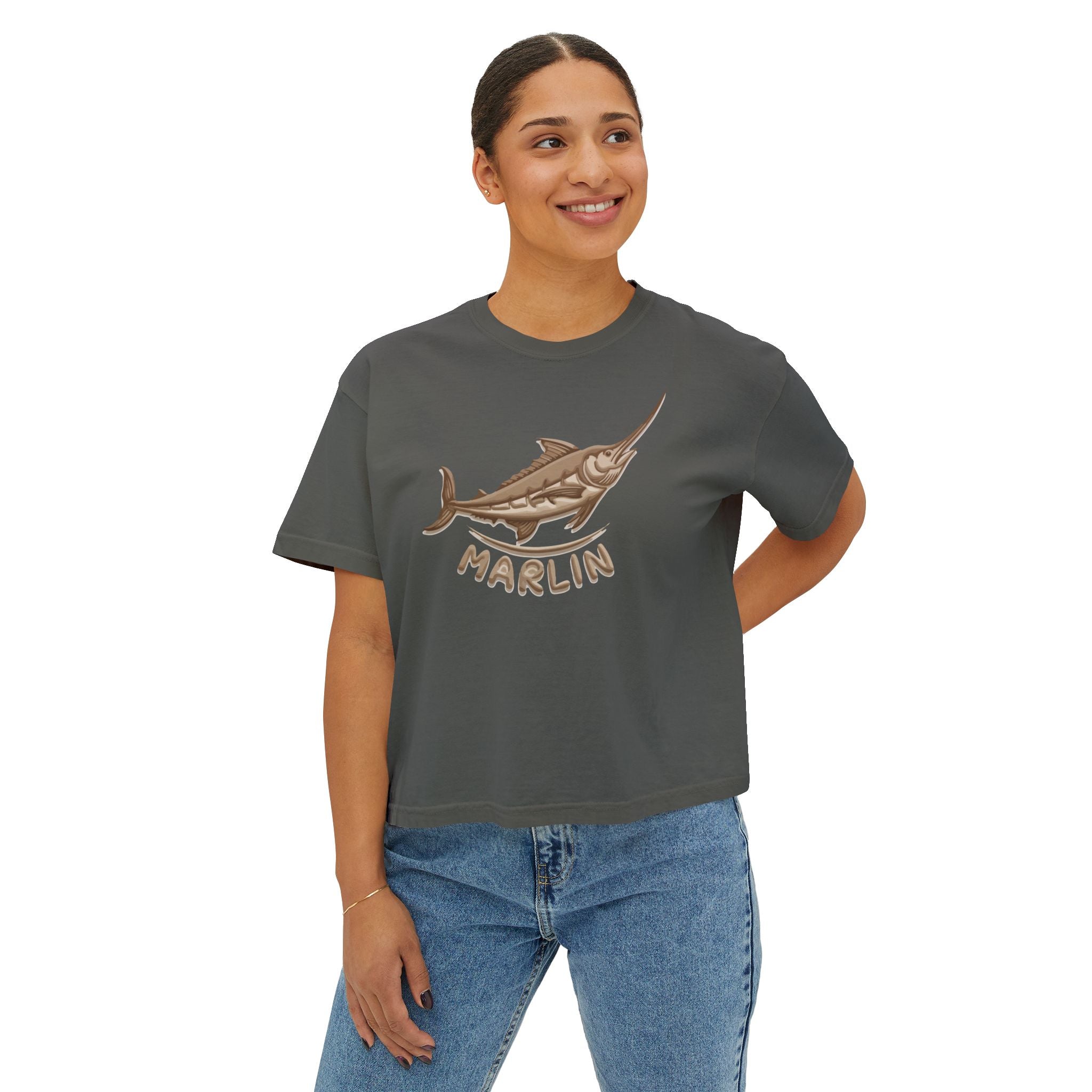 Marlin boxy Tee - Marlin Luxe 