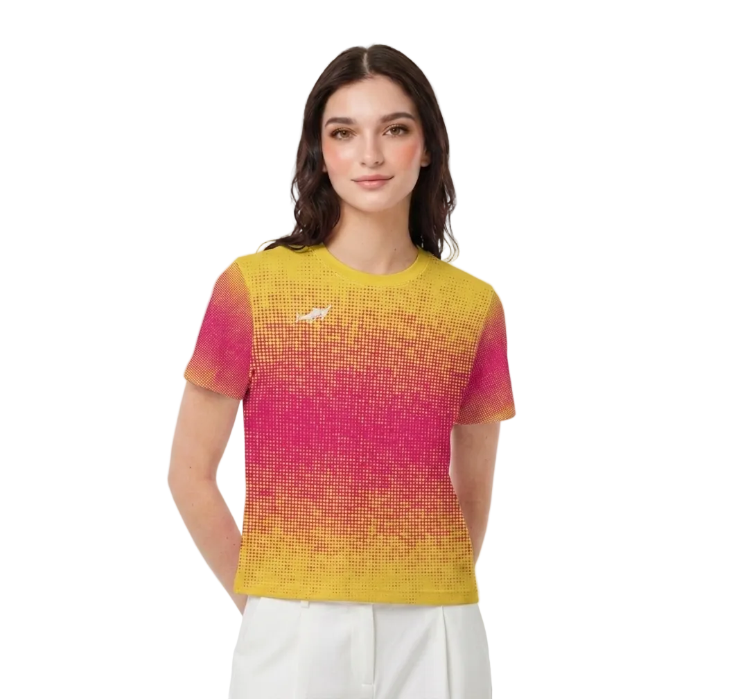 Pixel Gradient T-Shirt - Marlin Luxe