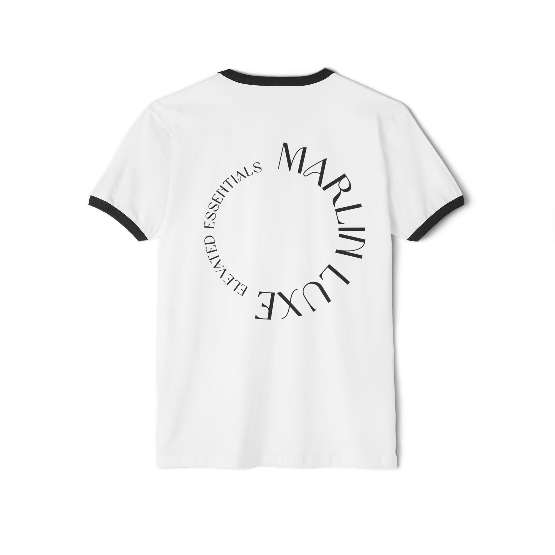 Ring-spun cotton Ringer T-Shirt - Marlin Luxe 